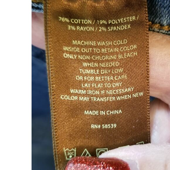 Kut From The Kloth Women's Blue Medium Wash Jeans Slim Straight Leg Size 4 - Picture 6 of 9